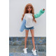 Jumper with Long Sleeves for Smart Doll