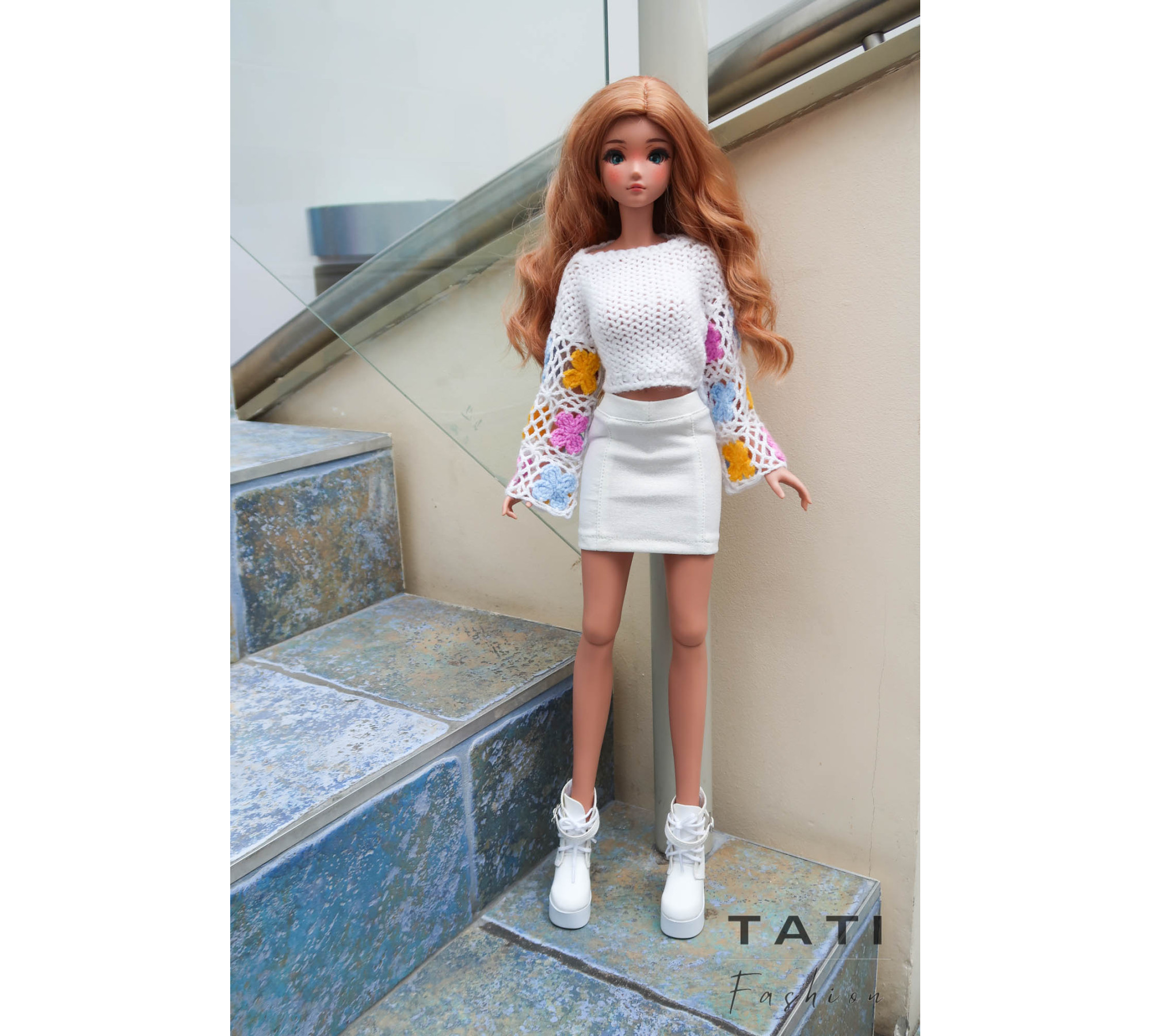 Jumper with Long Sleeves for Smart Doll