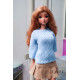 Jumper with Three-Quarter Sleeves for Smart Doll