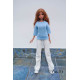 Jumper with Three-Quarter Sleeves for Smart Doll