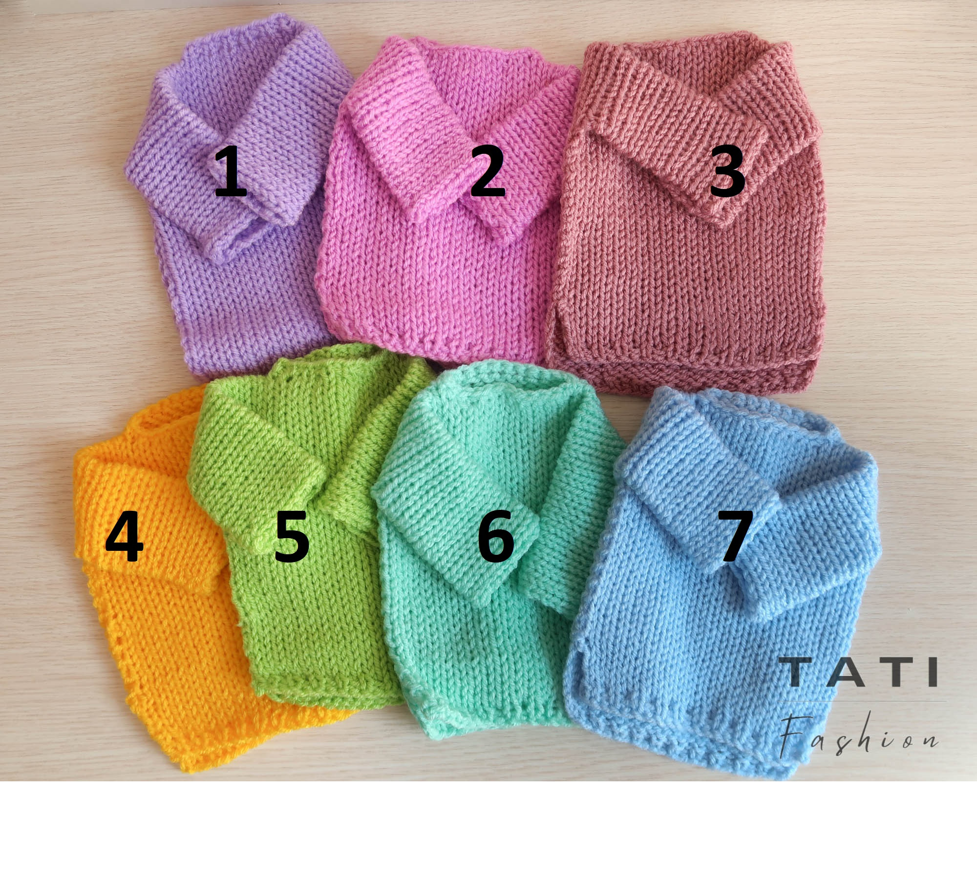 Jumper with Three-Quarter Sleeves for Smart Doll