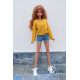 PATTERN: Yellow Jumper With Center Cable for Smart Doll