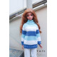 Sweater with Colored Stripes for Smart Doll