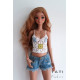 Crocheted Top "White dreams" for Smart Doll