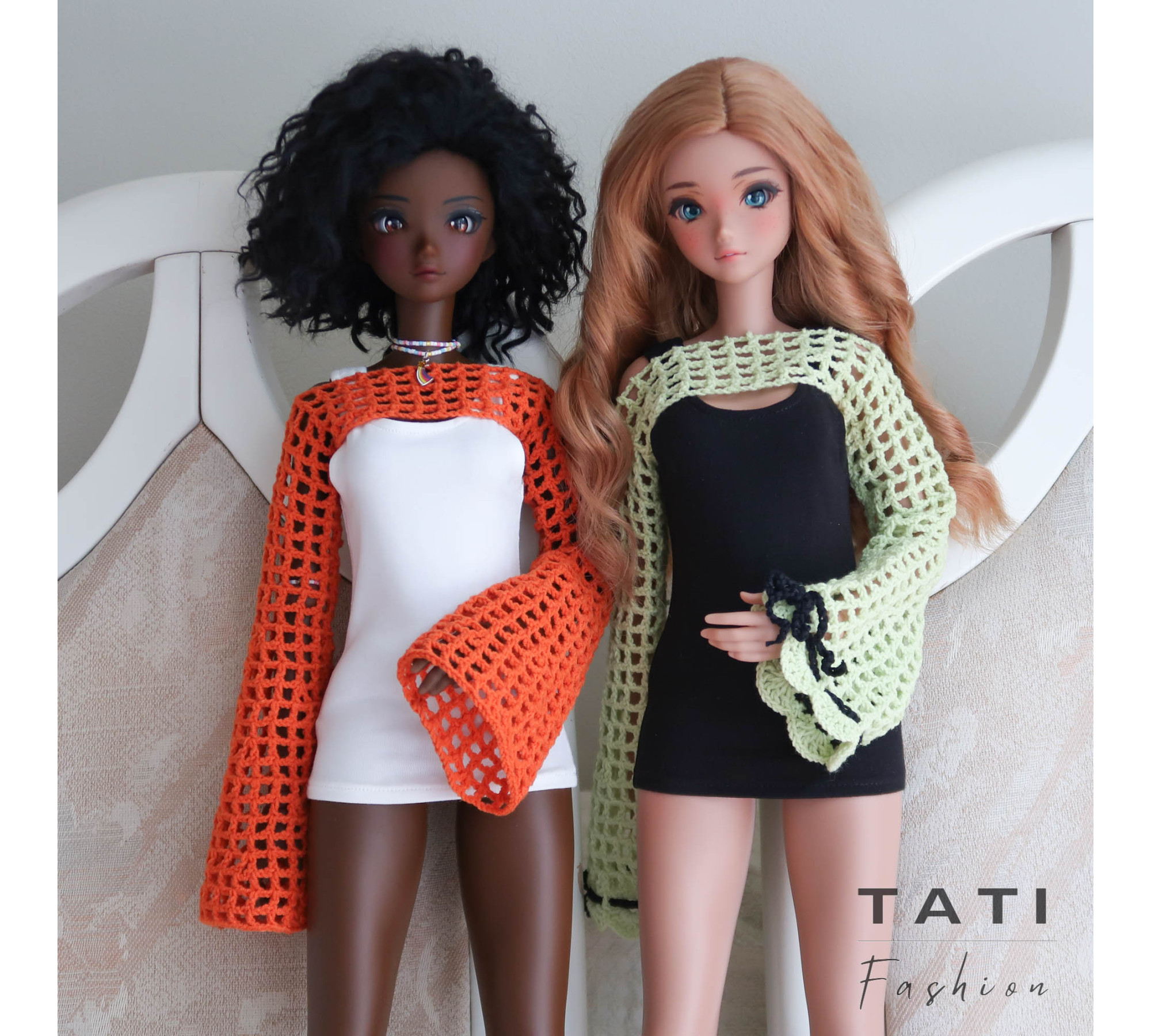 Flared Sleeve Shrug for Smart Doll Flared Sleeve Shrug for Smart Doll