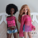 Mesh Top with Crosses for Smart Doll