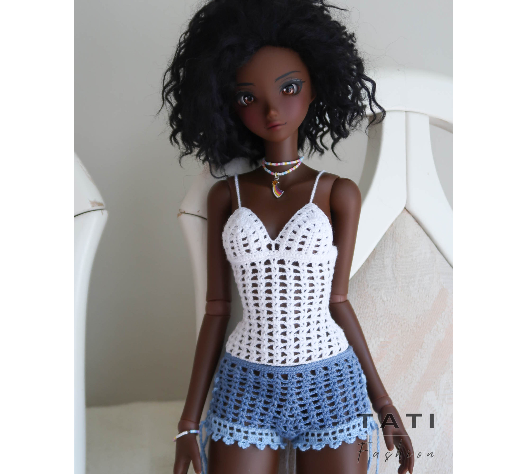 PDF: White Simple Top for Smart Doll