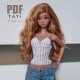 PDF: White Simple Top for Smart Doll