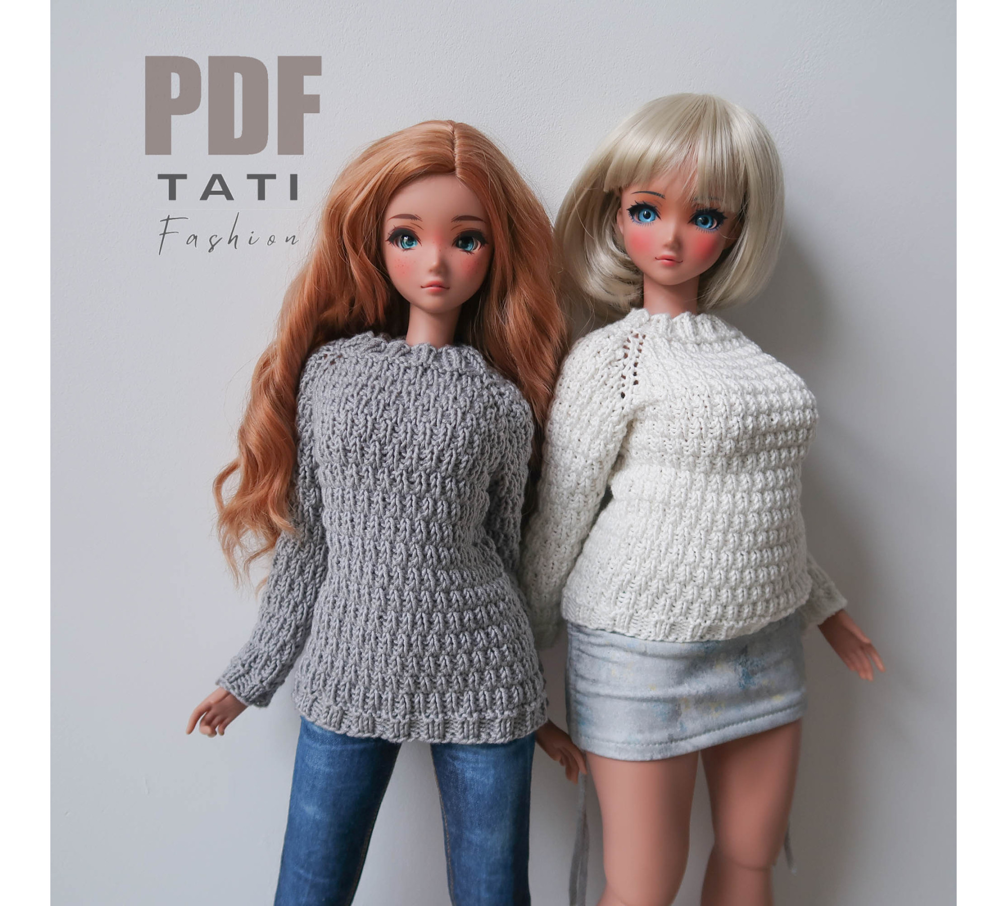 PDF: Gray Sweater for Smart Doll