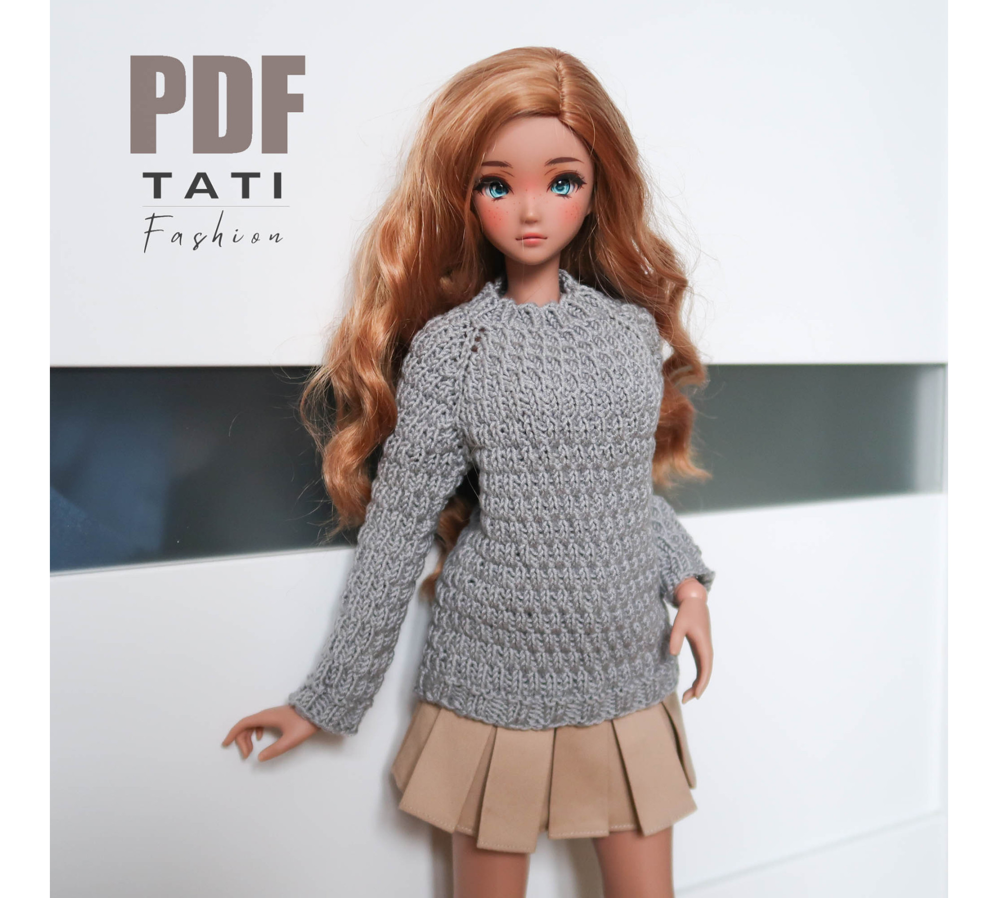 PDF: Gray Sweater for Smart Doll