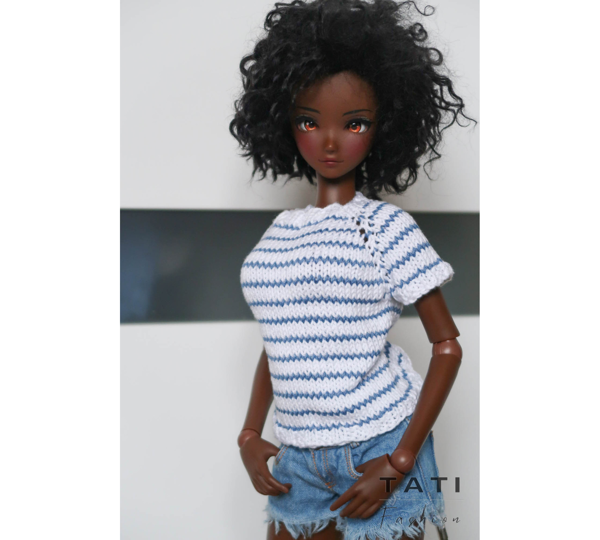 Stripes T-shirt for Smart Doll