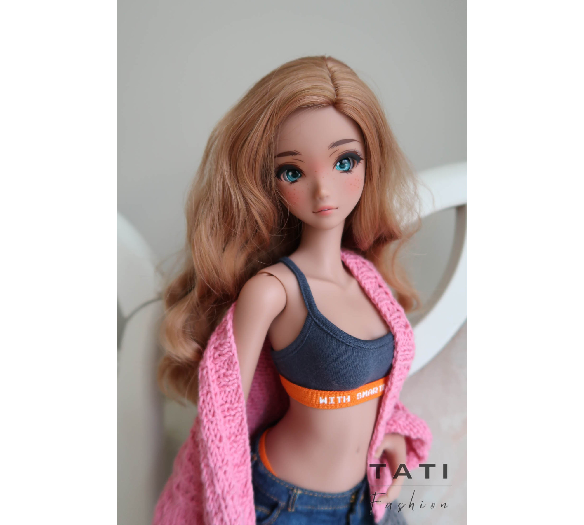 Long cardigan for Smart Doll