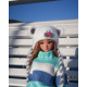 White bear fluffy hat for Smart Doll