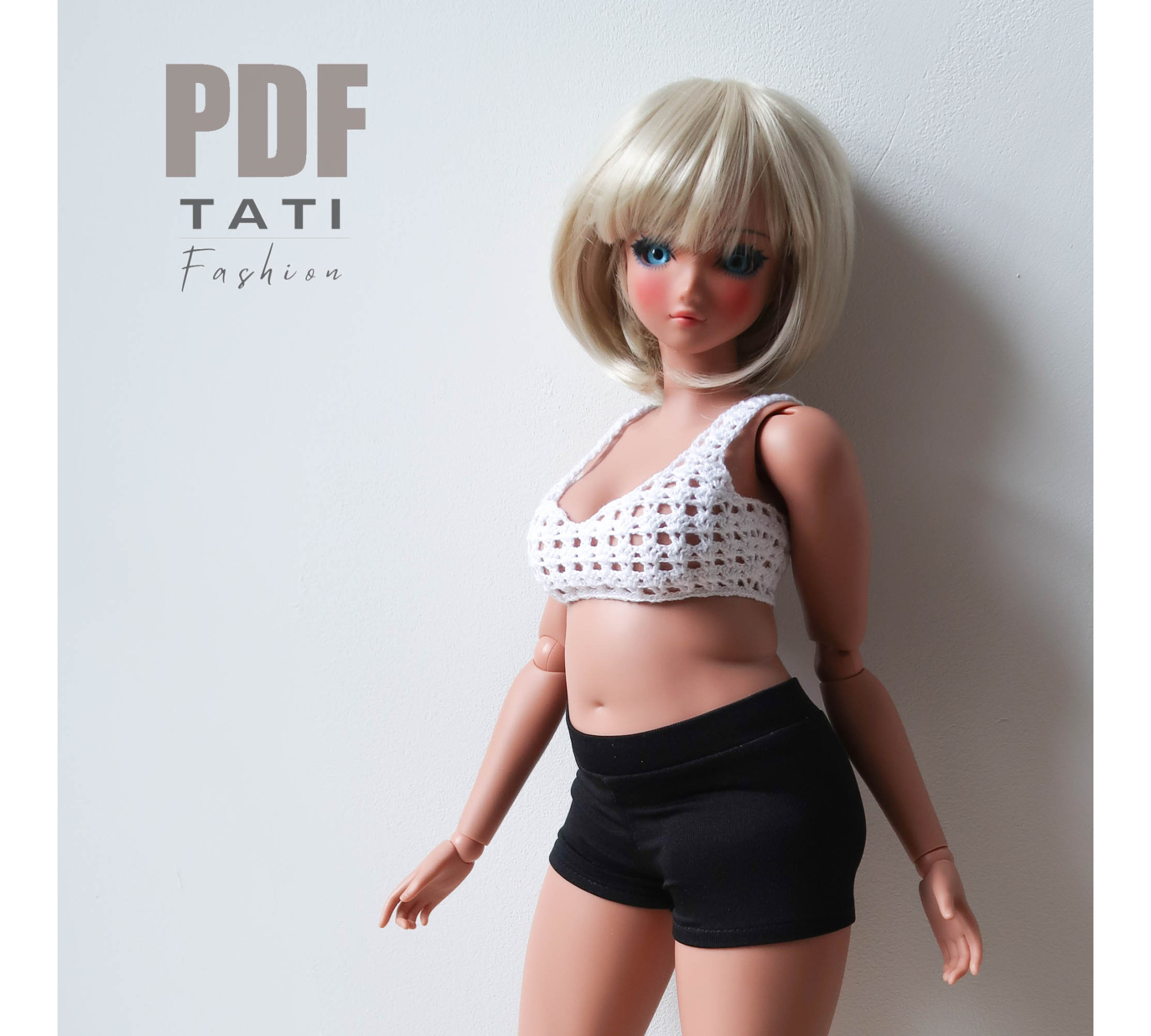 PDF: White Top for Pear Smart Doll