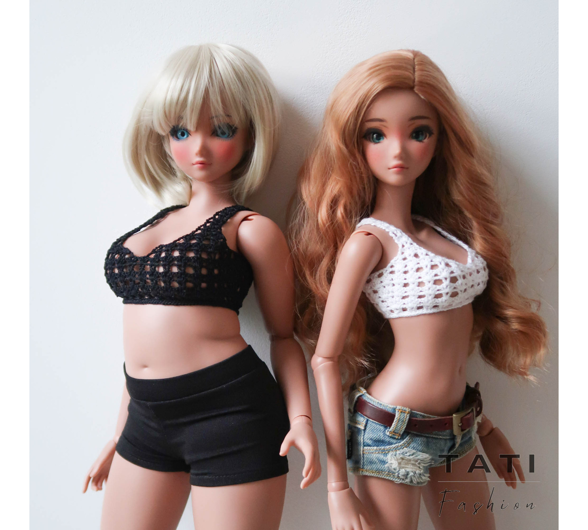 Crocheted Top for Smart Doll - Pear and Classic body