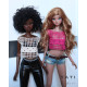 PDF: 5 Tops for Classic and Pear Smart Doll 60 cm