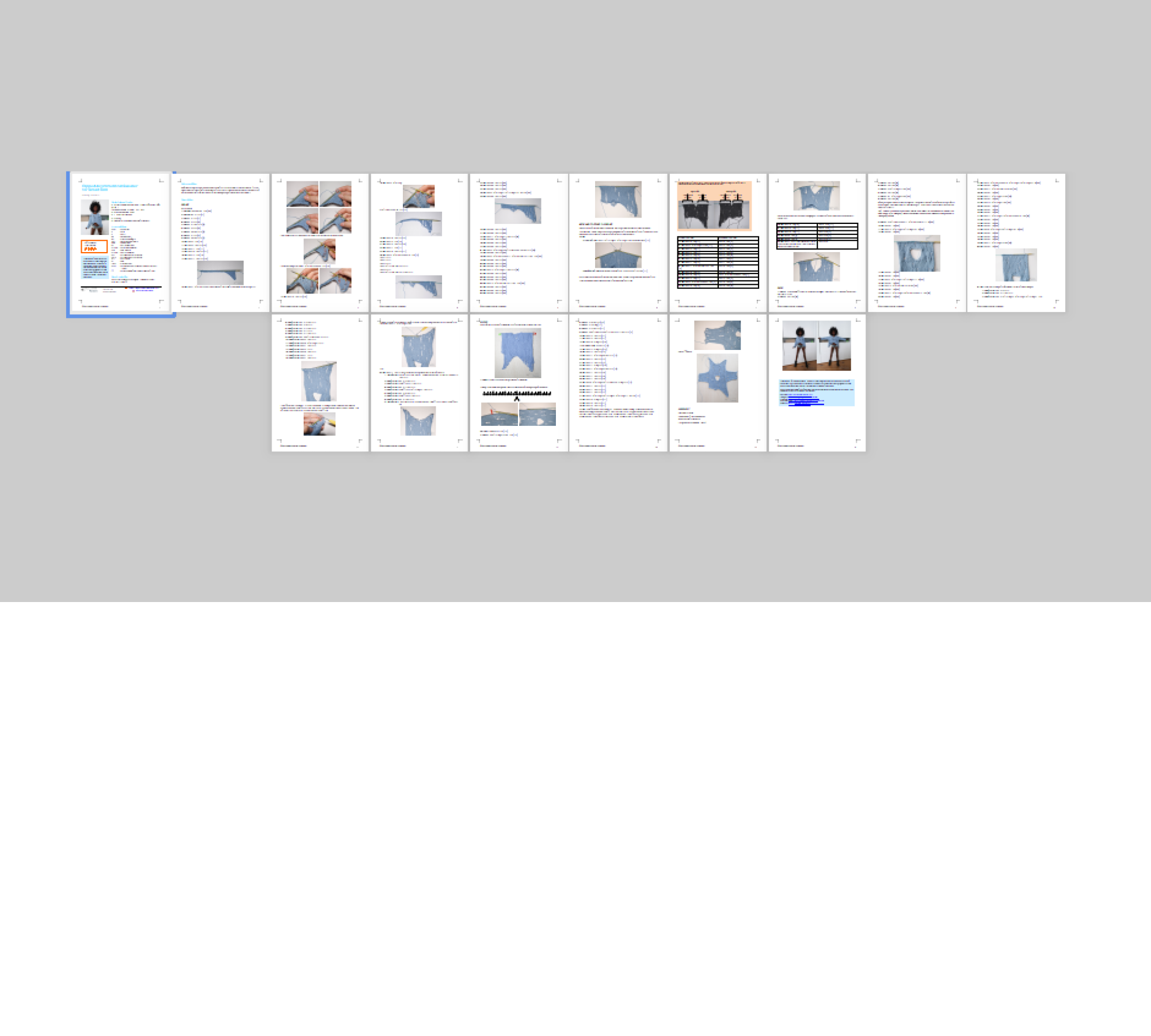 PDF: Ripped Asymmetrical Sweater for Smart Doll 60 cm