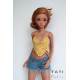 Yellow Crocheted Top for Smart Doll