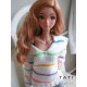 PATTERN: Sweater V-neck With Stripes for Smart Doll